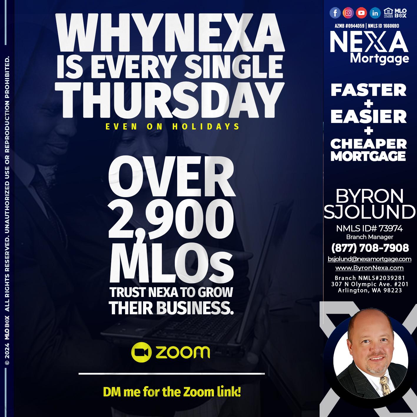 why nexa - Byron Sjolund -Branch Manager