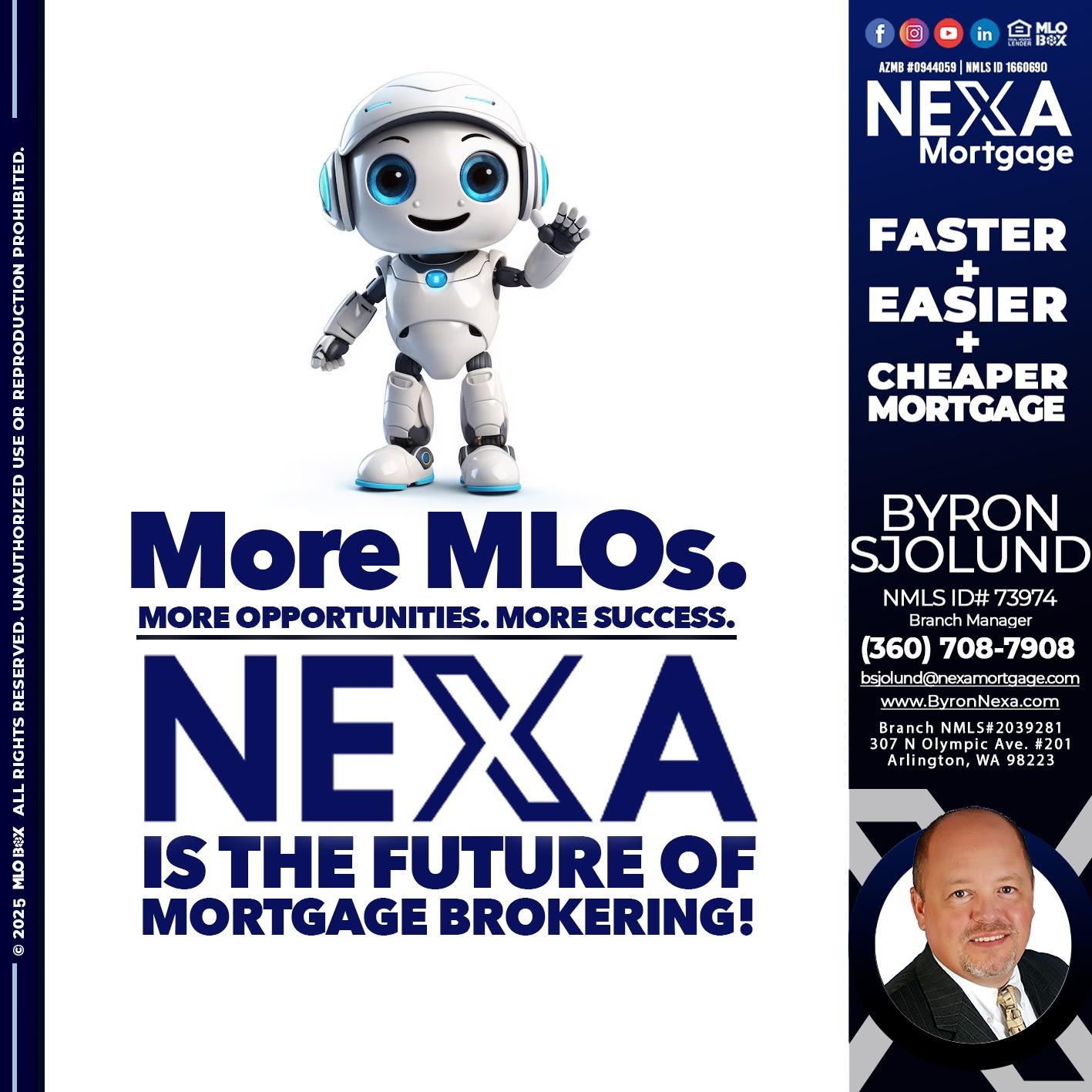 NEXA FUTURE - Byron Sjolund -Branch Manager