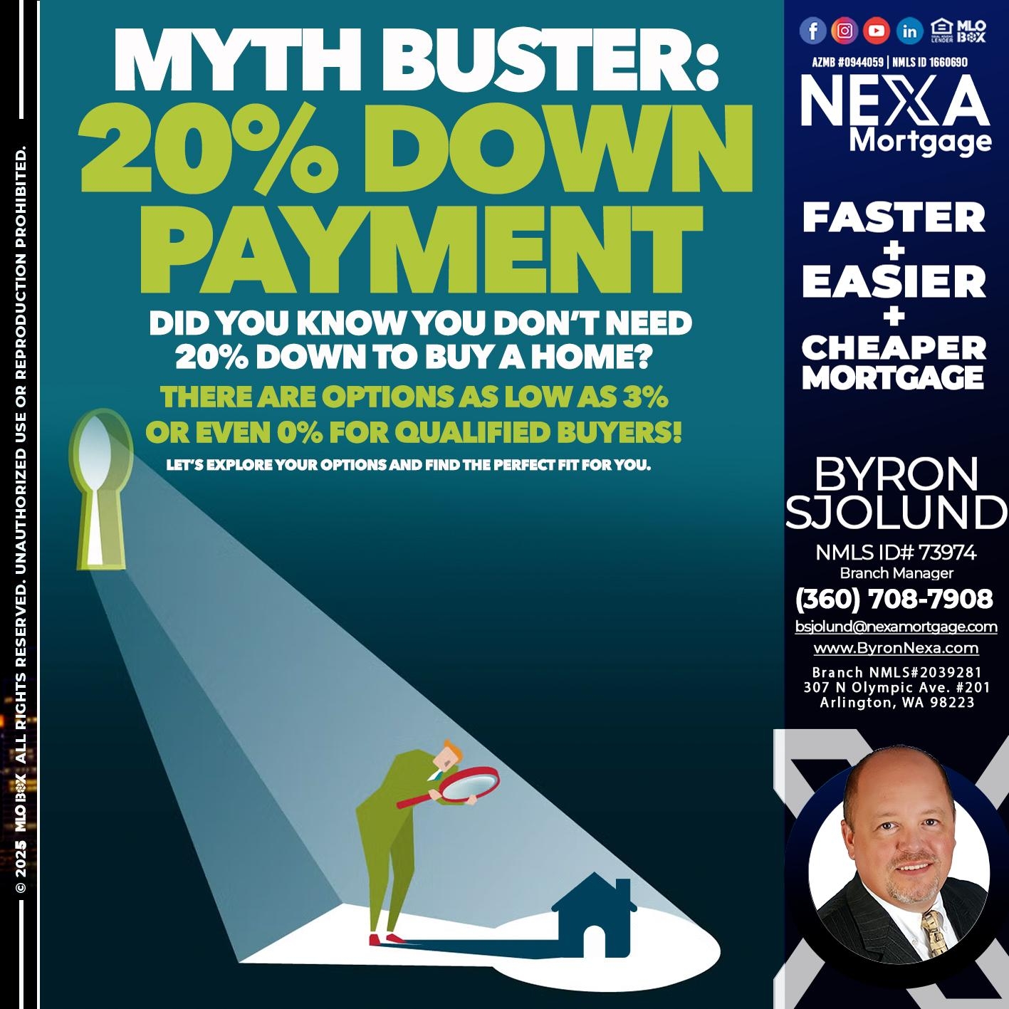 MYTH BUSTER - Byron Sjolund -Branch Manager