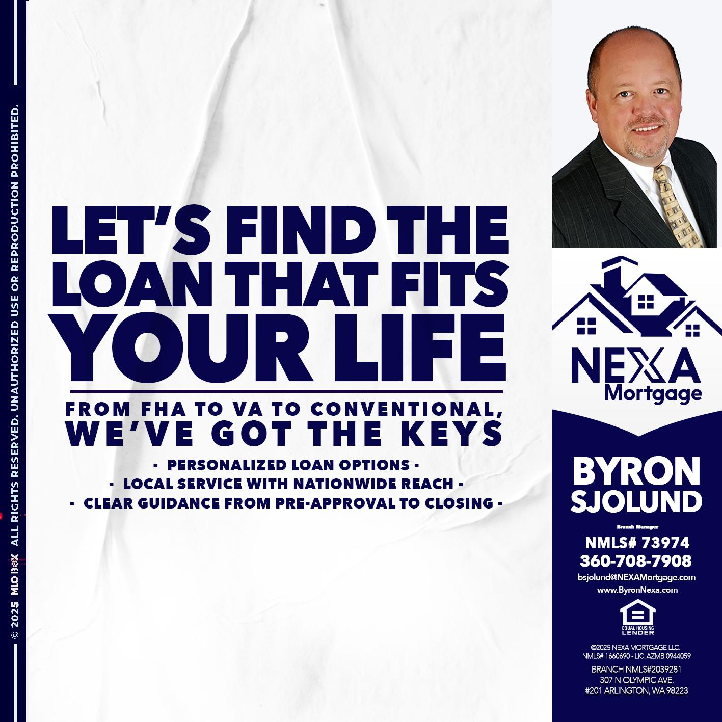 LETS FIND - Byron Sjolund -Branch Manager