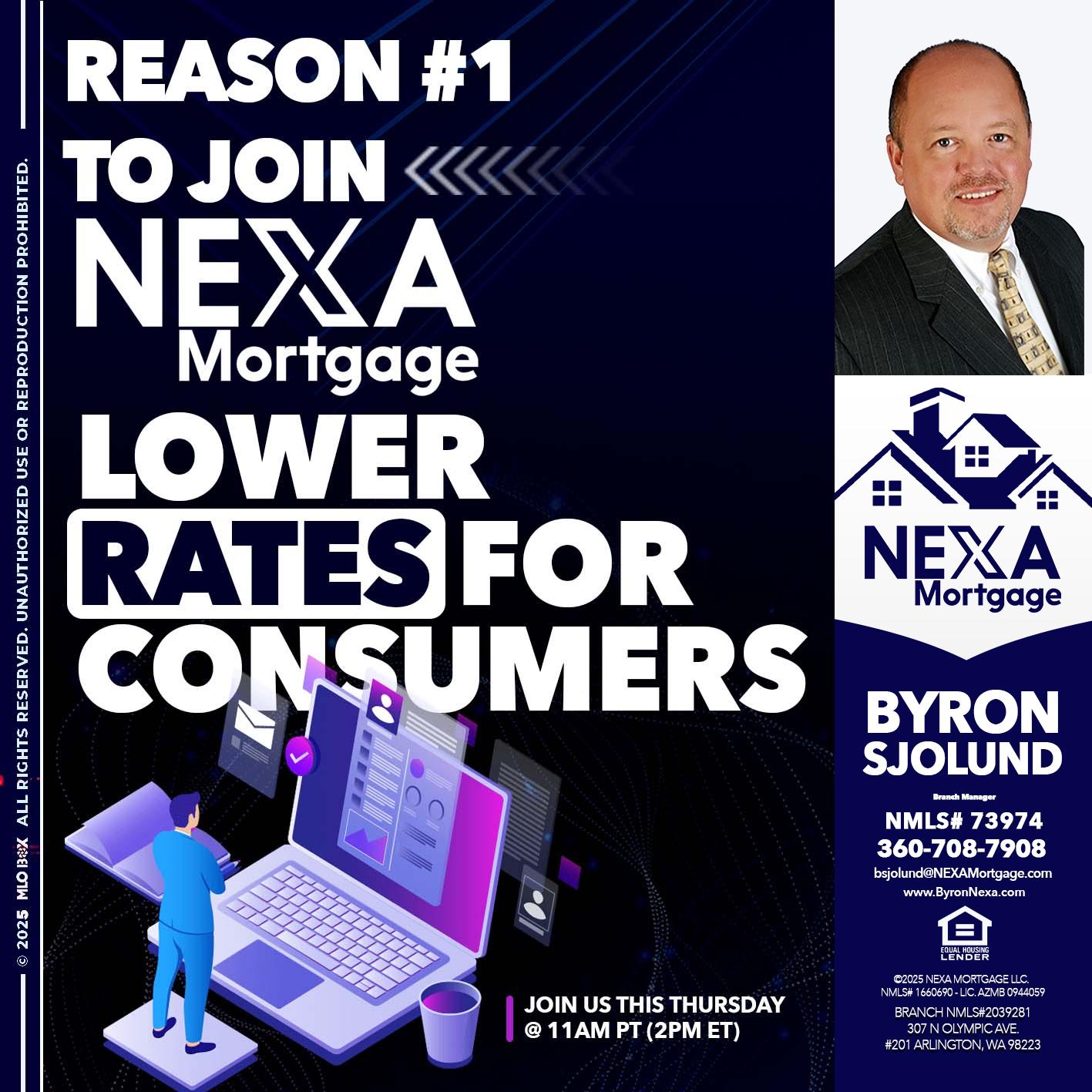 REASON 1 - Byron Sjolund -Branch Manager