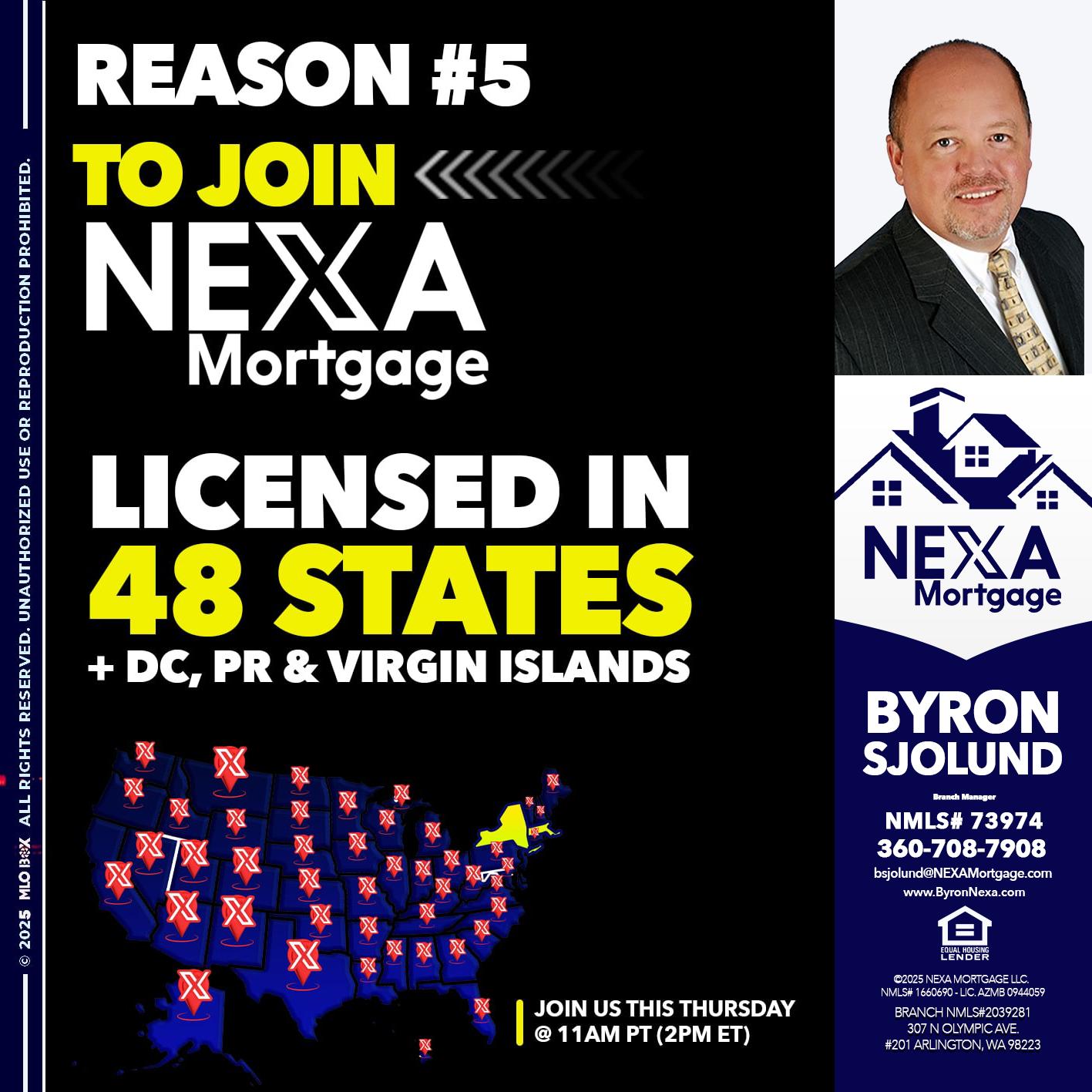 REASON 5 - Byron Sjolund -Branch Manager
