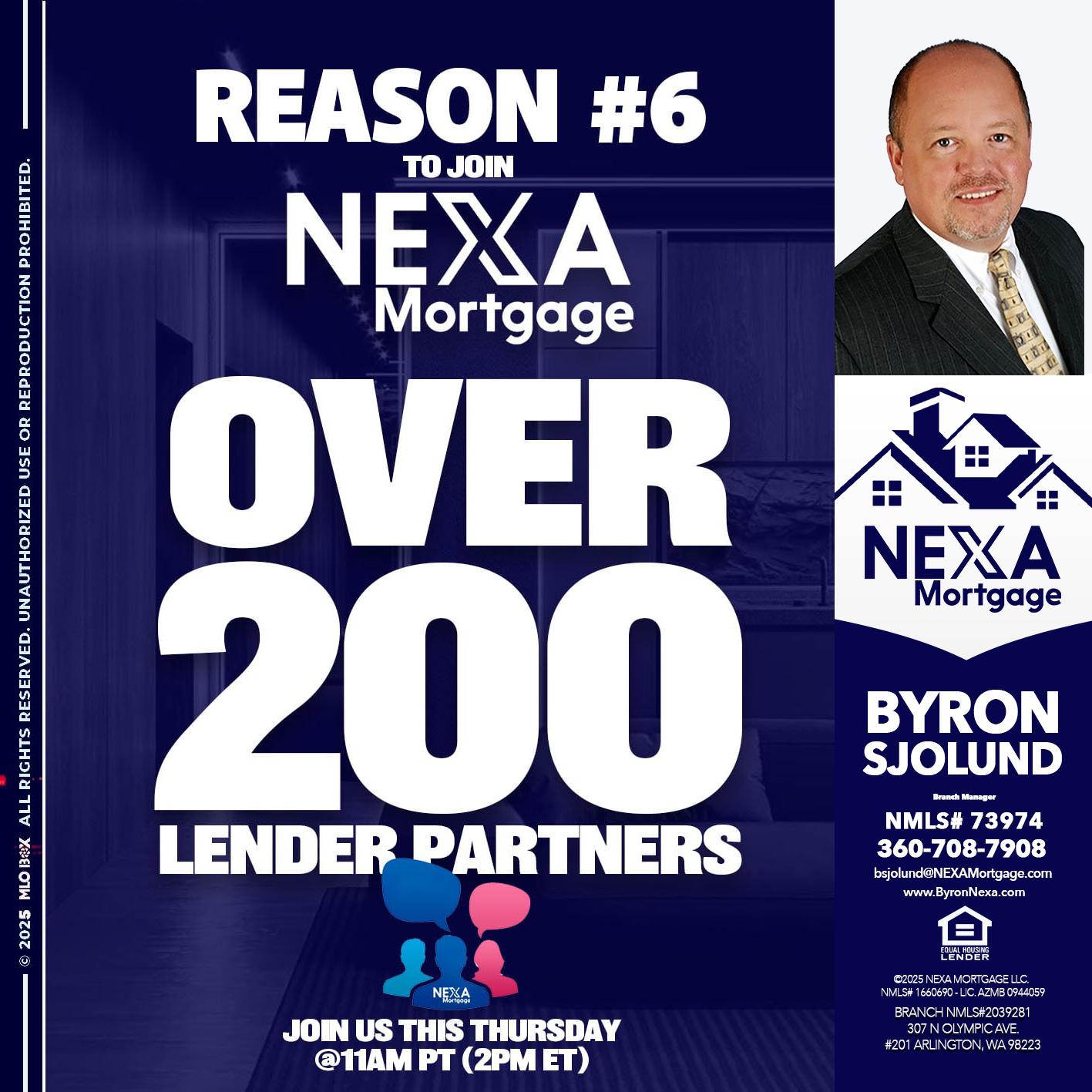 REASON 6 - Byron Sjolund -Branch Manager