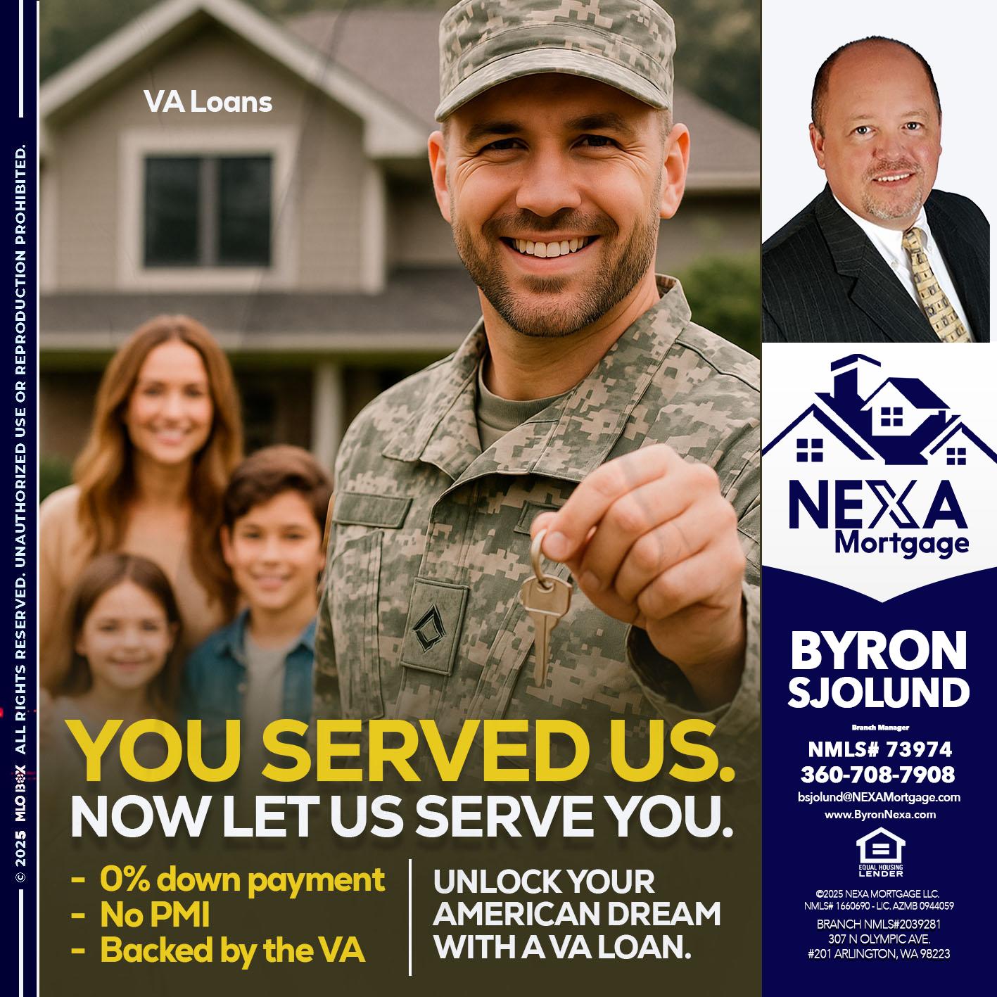 YOU DESERVED - Byron Sjolund -Branch Manager