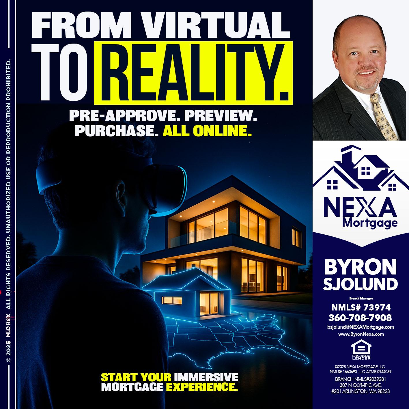 FROM VIRTUAL - Byron Sjolund -Branch Manager