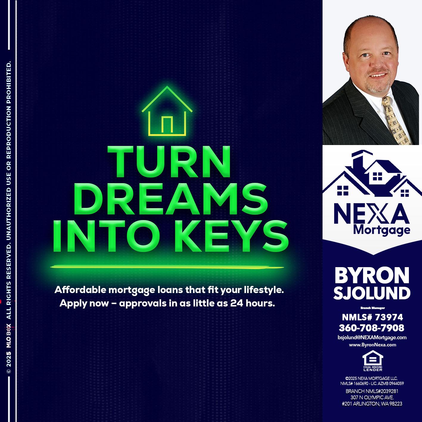 turn dreams - Byron Sjolund -Branch Manager