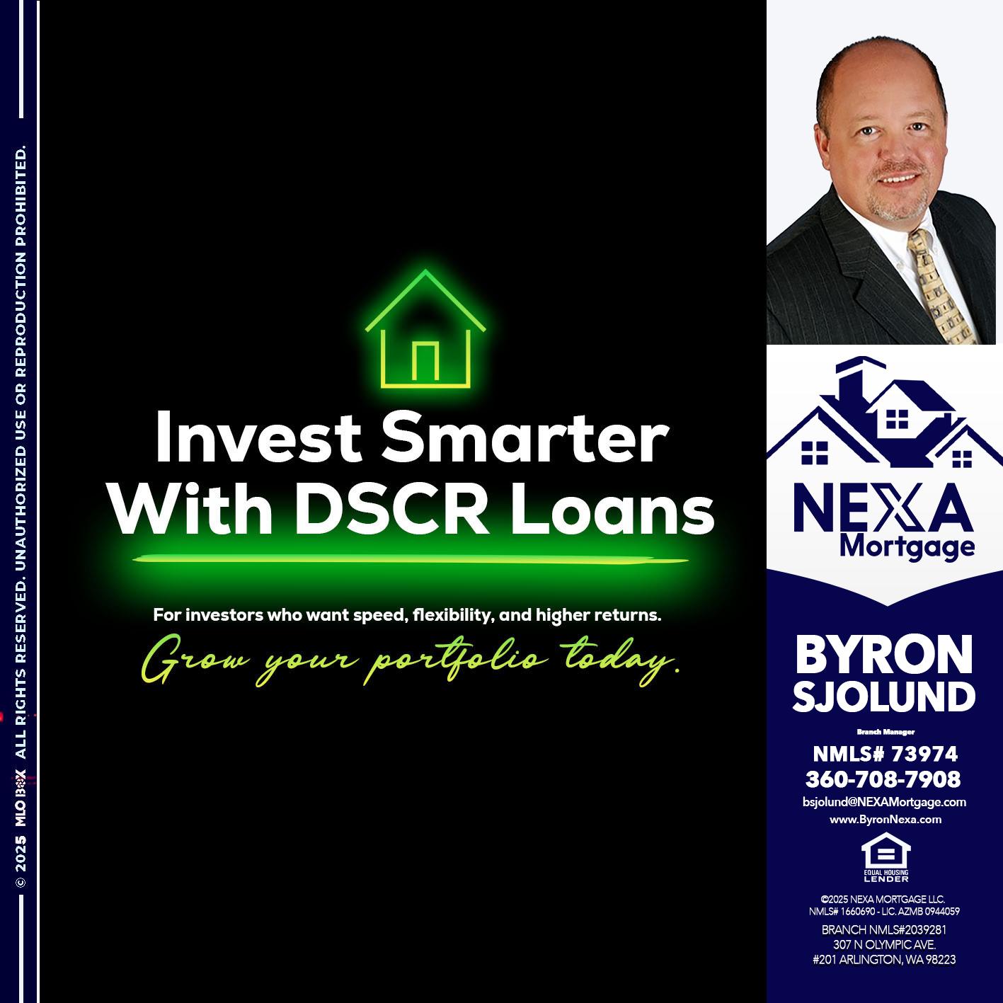invest smarter - Byron Sjolund -Branch Manager