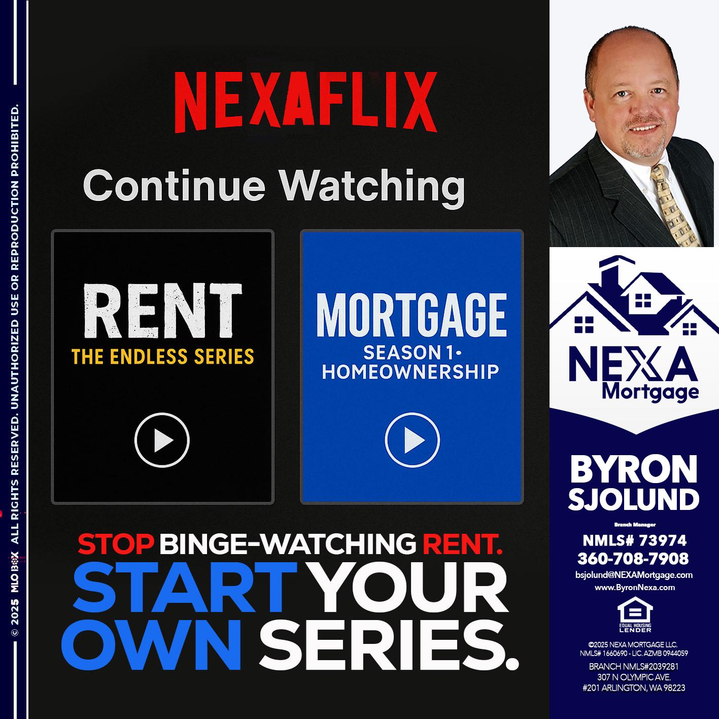 NEXAFLIX - Byron Sjolund -Branch Manager