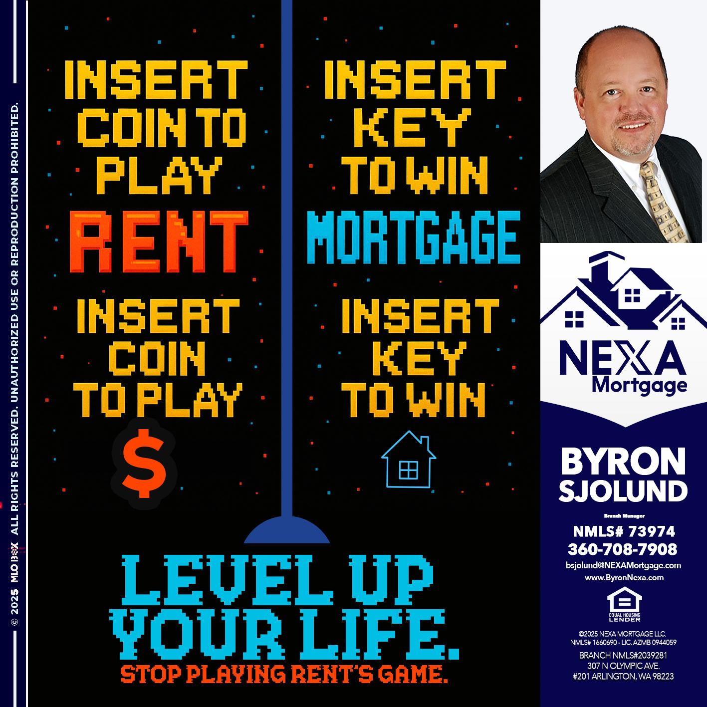INSERT COIN - Byron Sjolund -Branch Manager