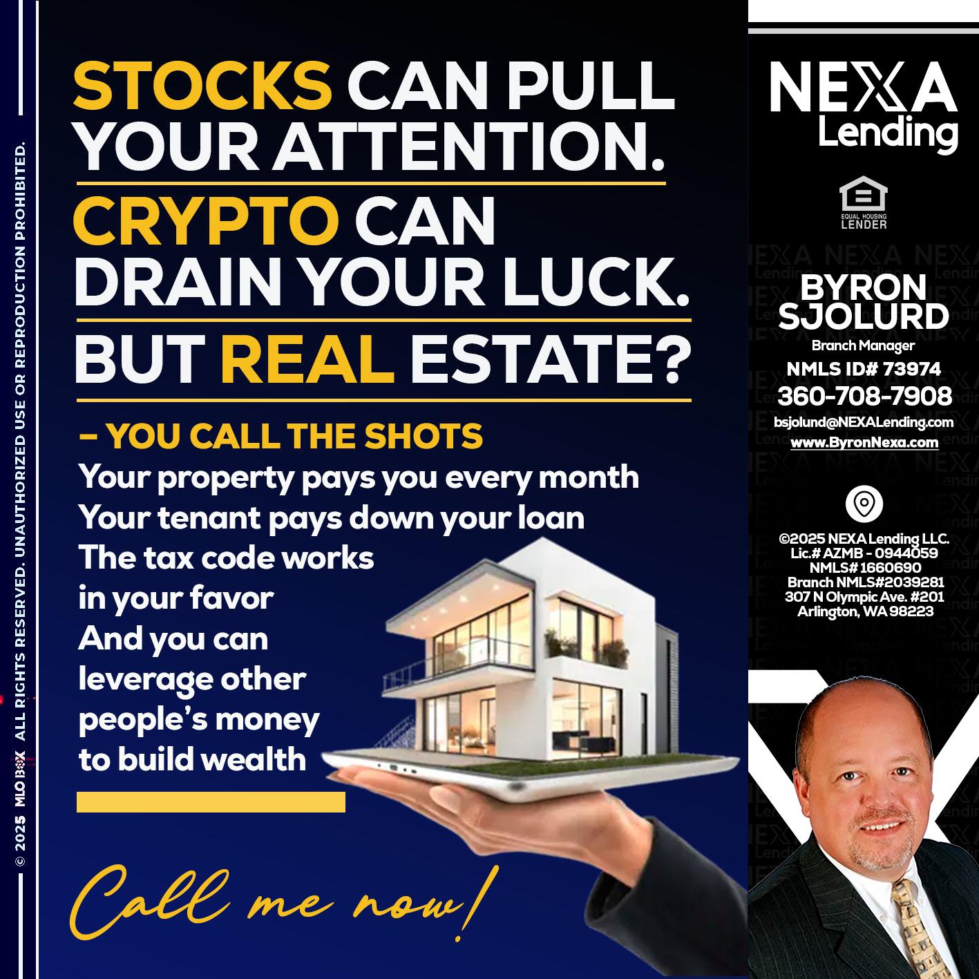 STOCK YOUR - Byron Sjolund -Branch Manager