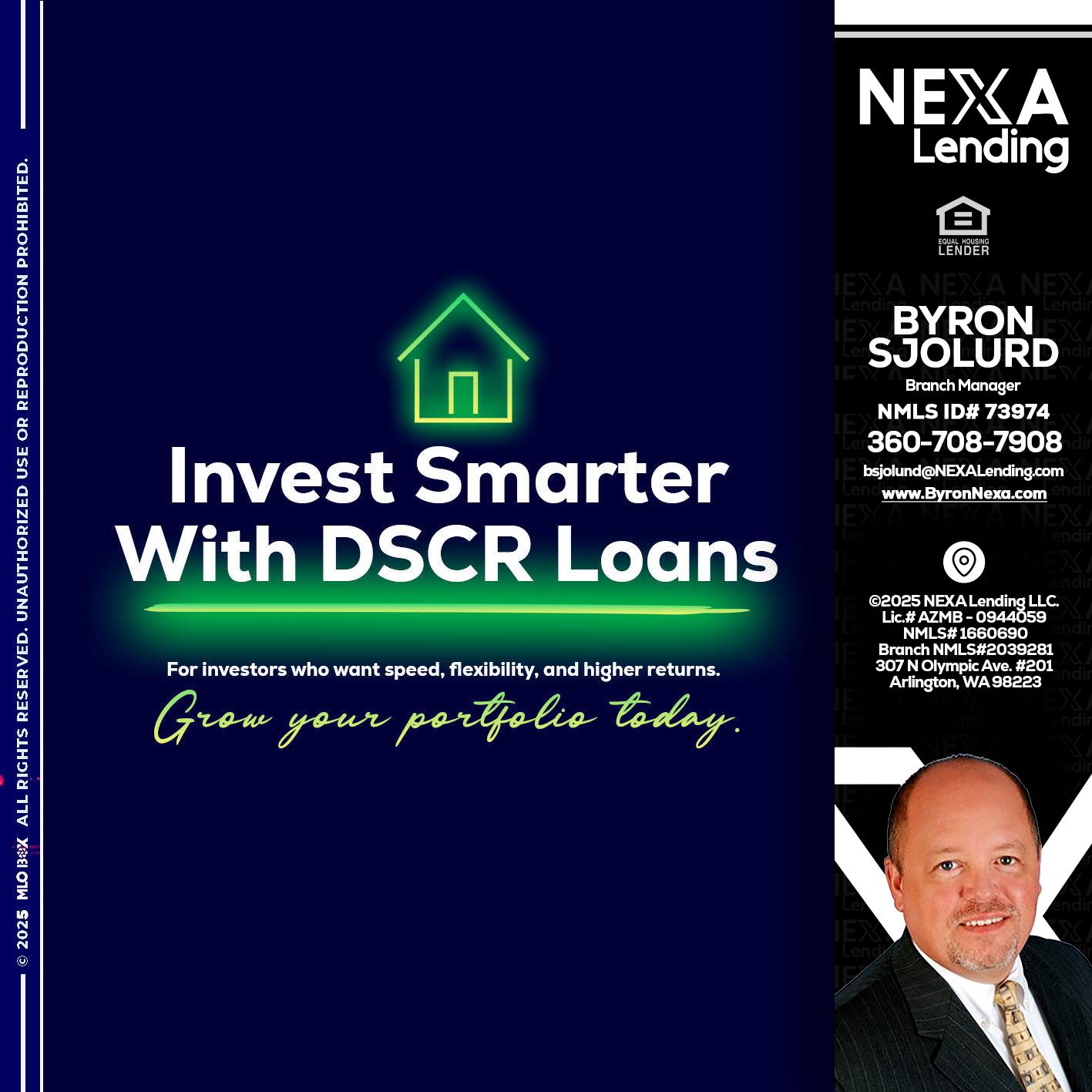 DSCR - Byron Sjolund -Branch Manager
