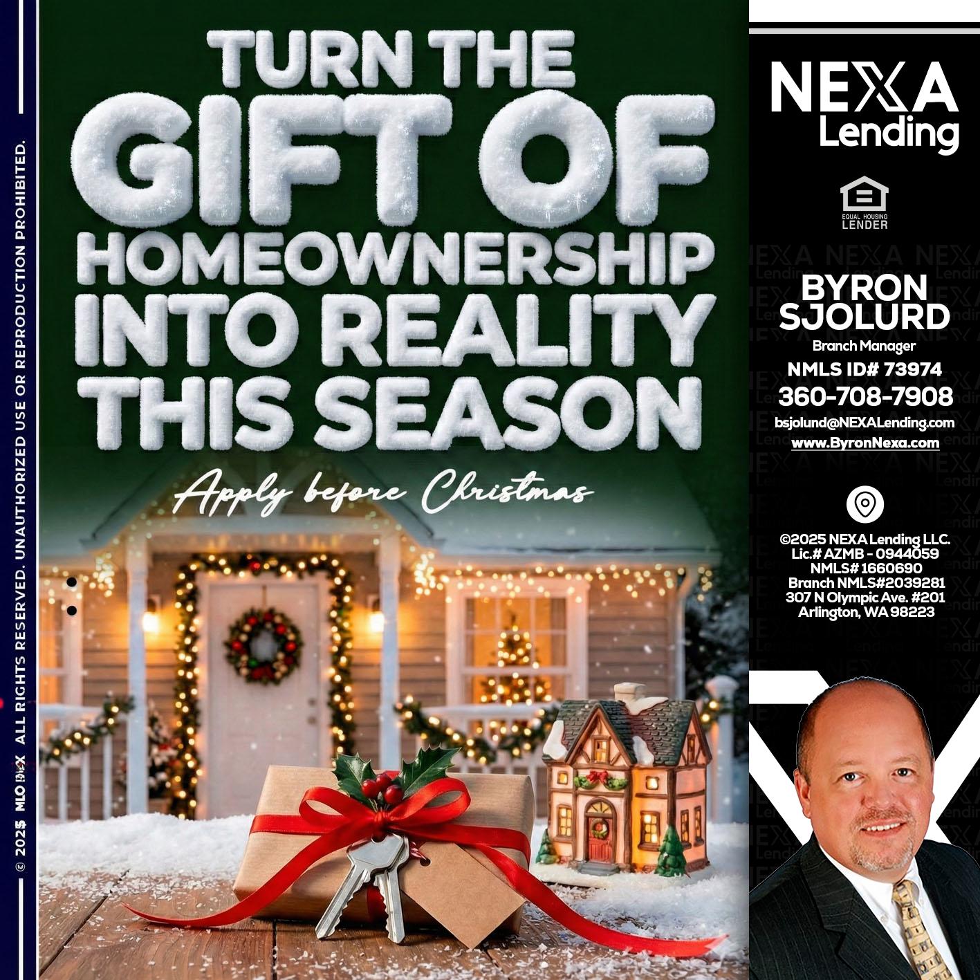 TURN GIFTS - Byron Sjolund -Branch Manager