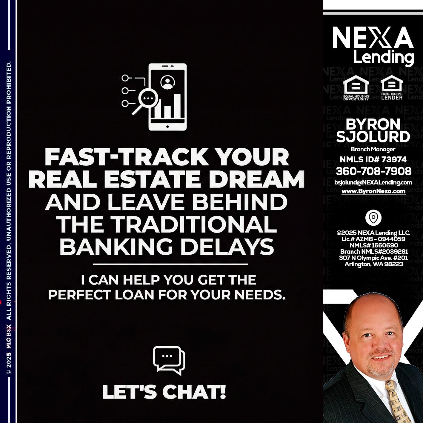 FAST TRACK - Byron Sjolund -Branch Manager