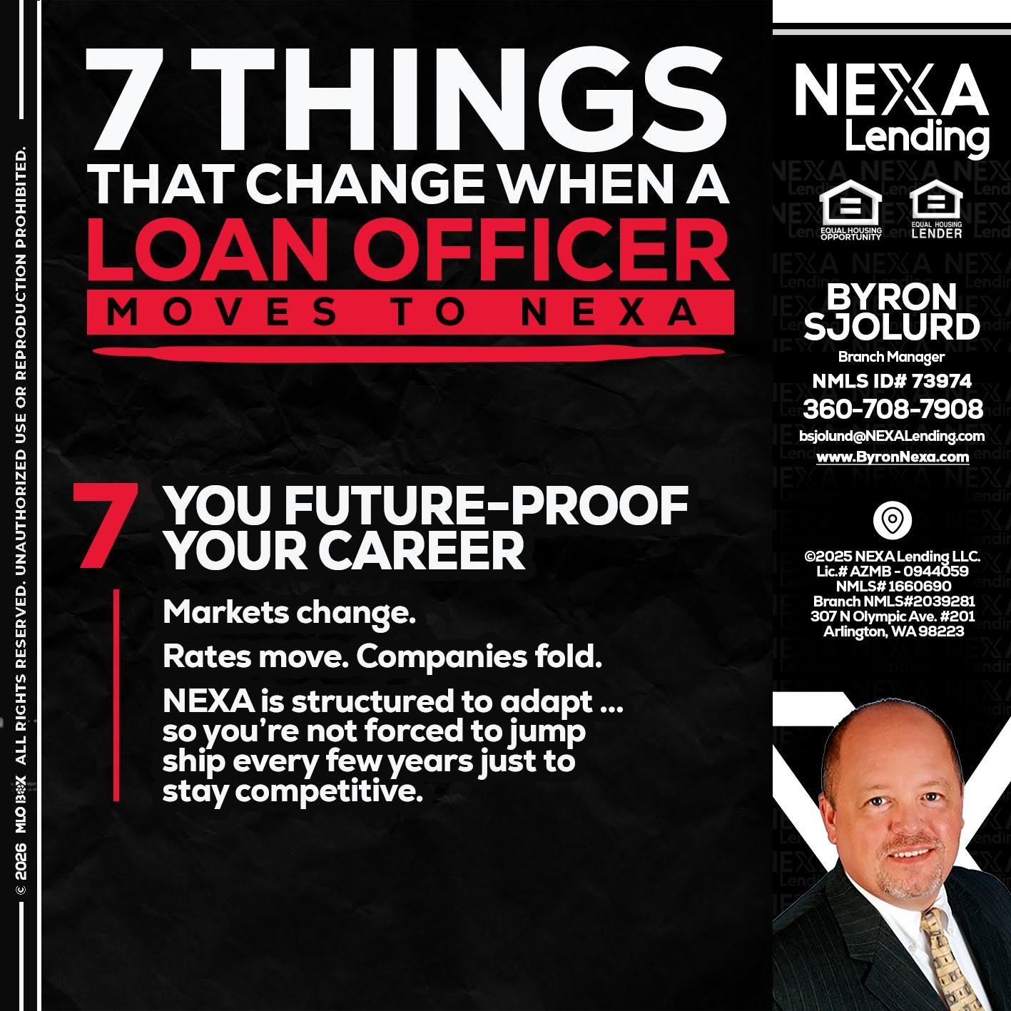 7 THINGS (7) - Byron Sjolund -Branch Manager