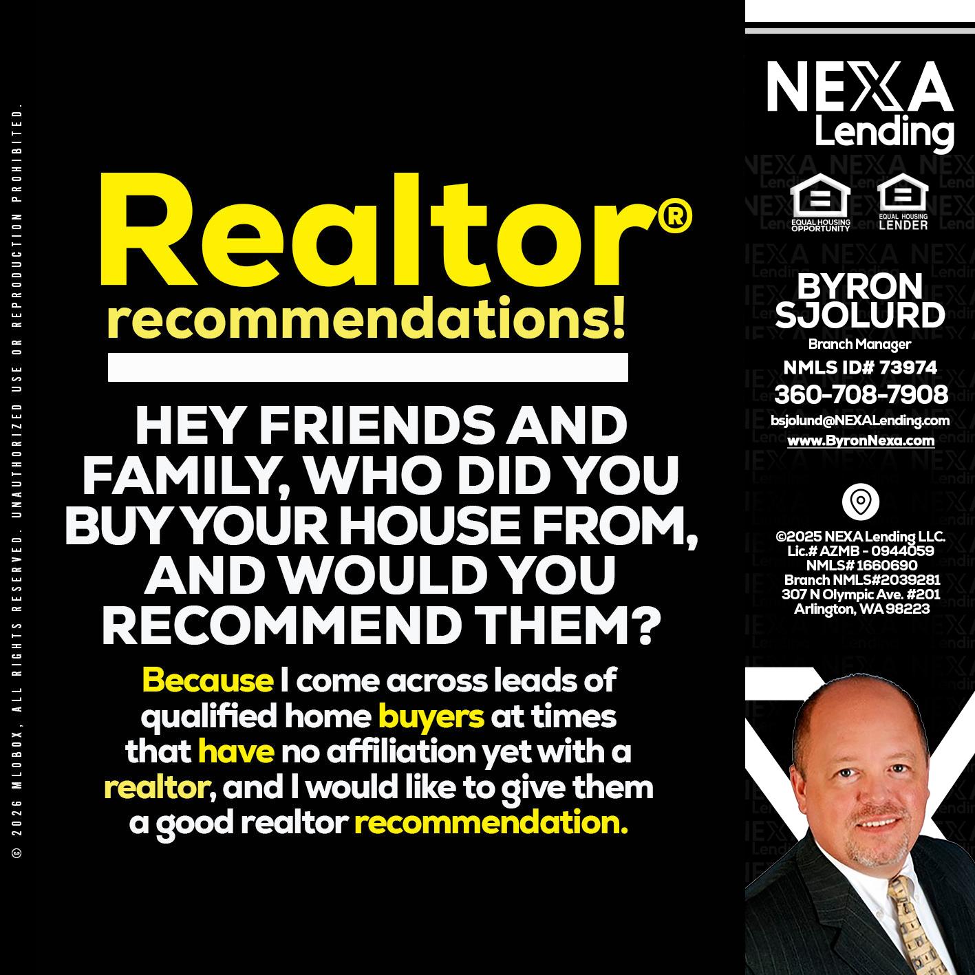 REALTOR - Byron Sjolund -Branch Manager