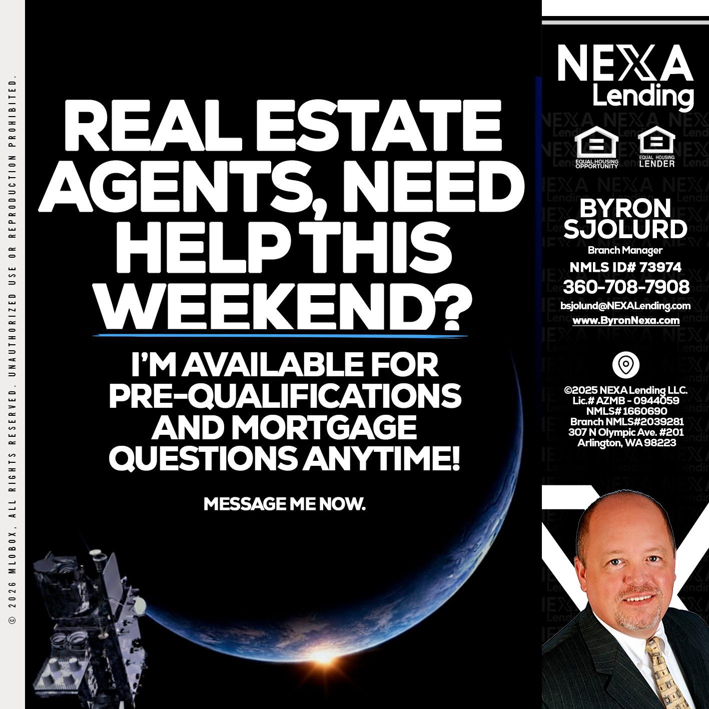REAL ESTATE AGENTS - Byron Sjolund -Branch Manager