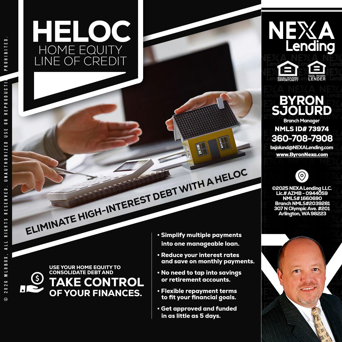 HELOC - Byron Sjolund -Branch Manager