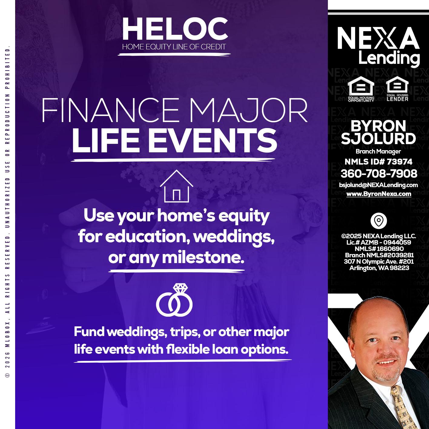 HELOC - Byron Sjolund -Branch Manager