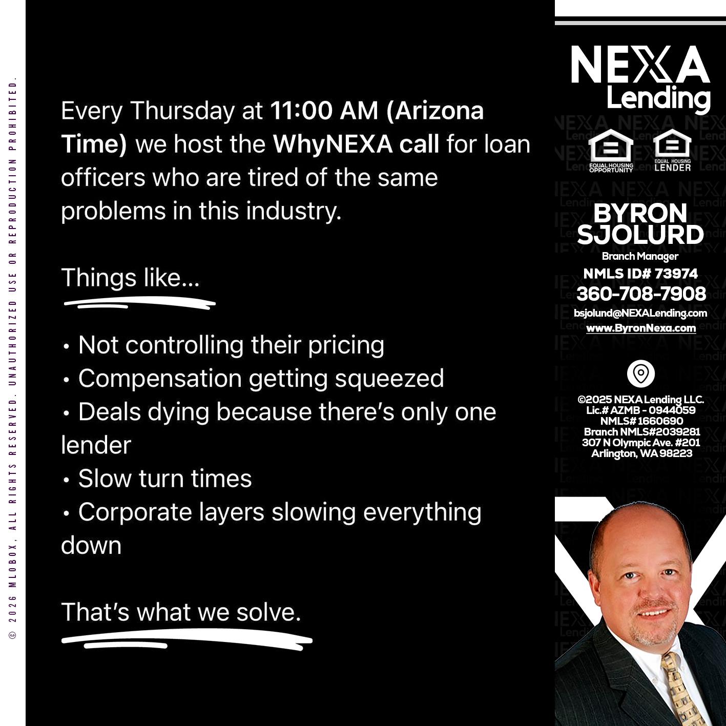 WHY NEXA - Byron Sjolund -Branch Manager