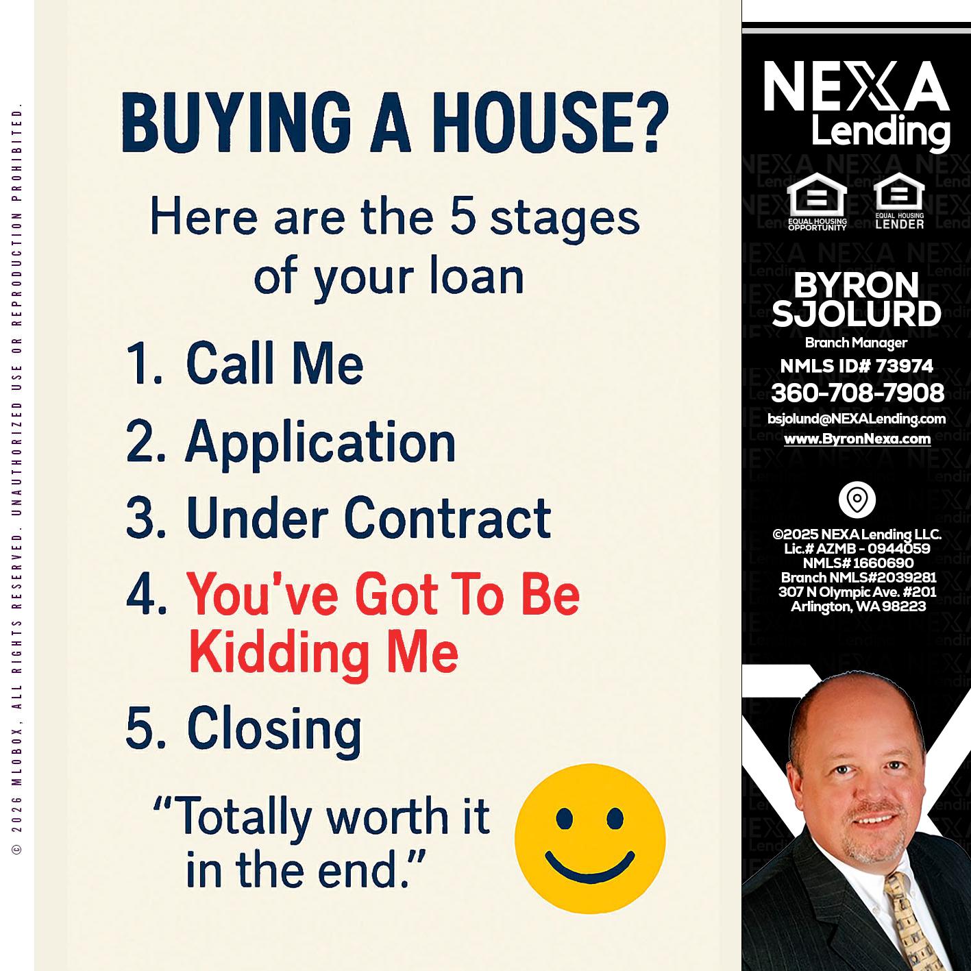 BUYING A HOUSE - Byron Sjolund -Branch Manager