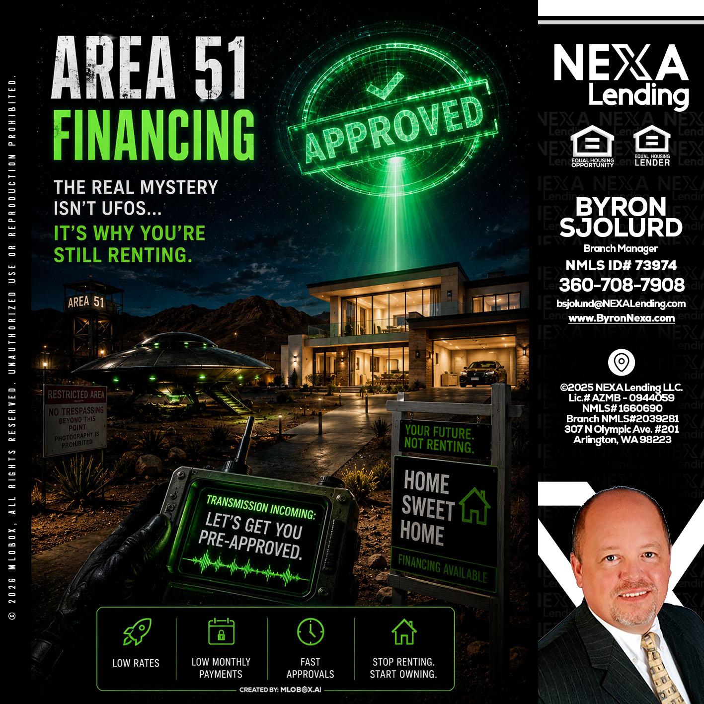 AREA 51 - Byron Sjolund -Branch Manager