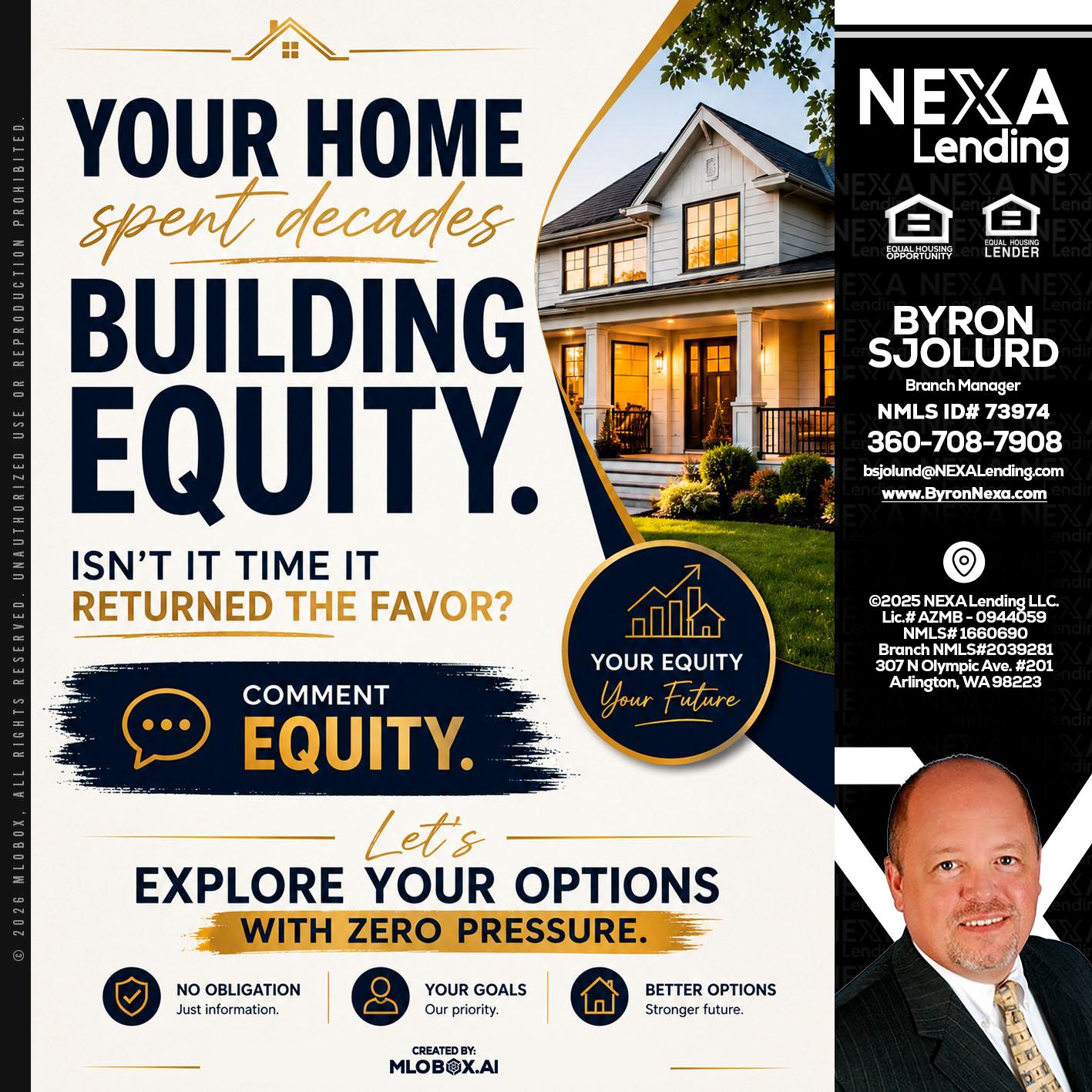 building equity - Byron Sjolund -Branch Manager