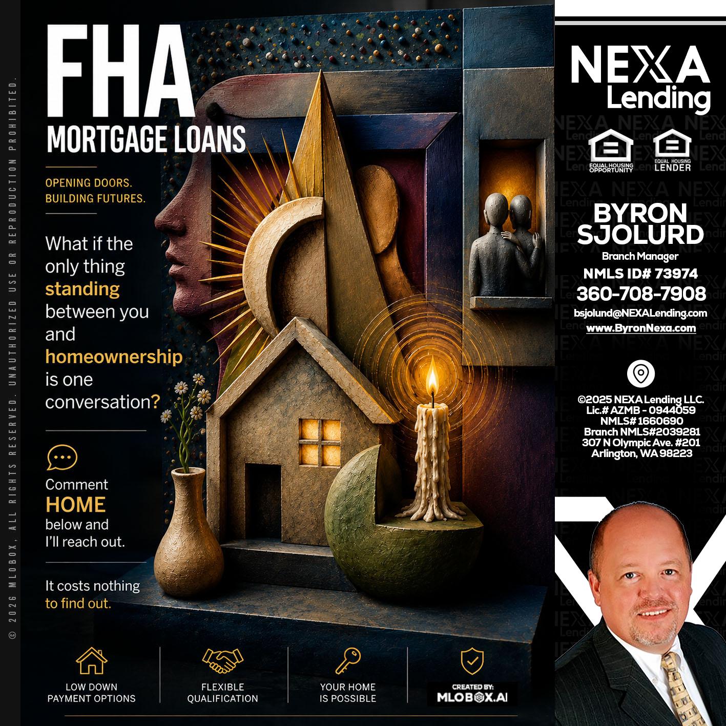 FHA - Byron Sjolund -Branch Manager
