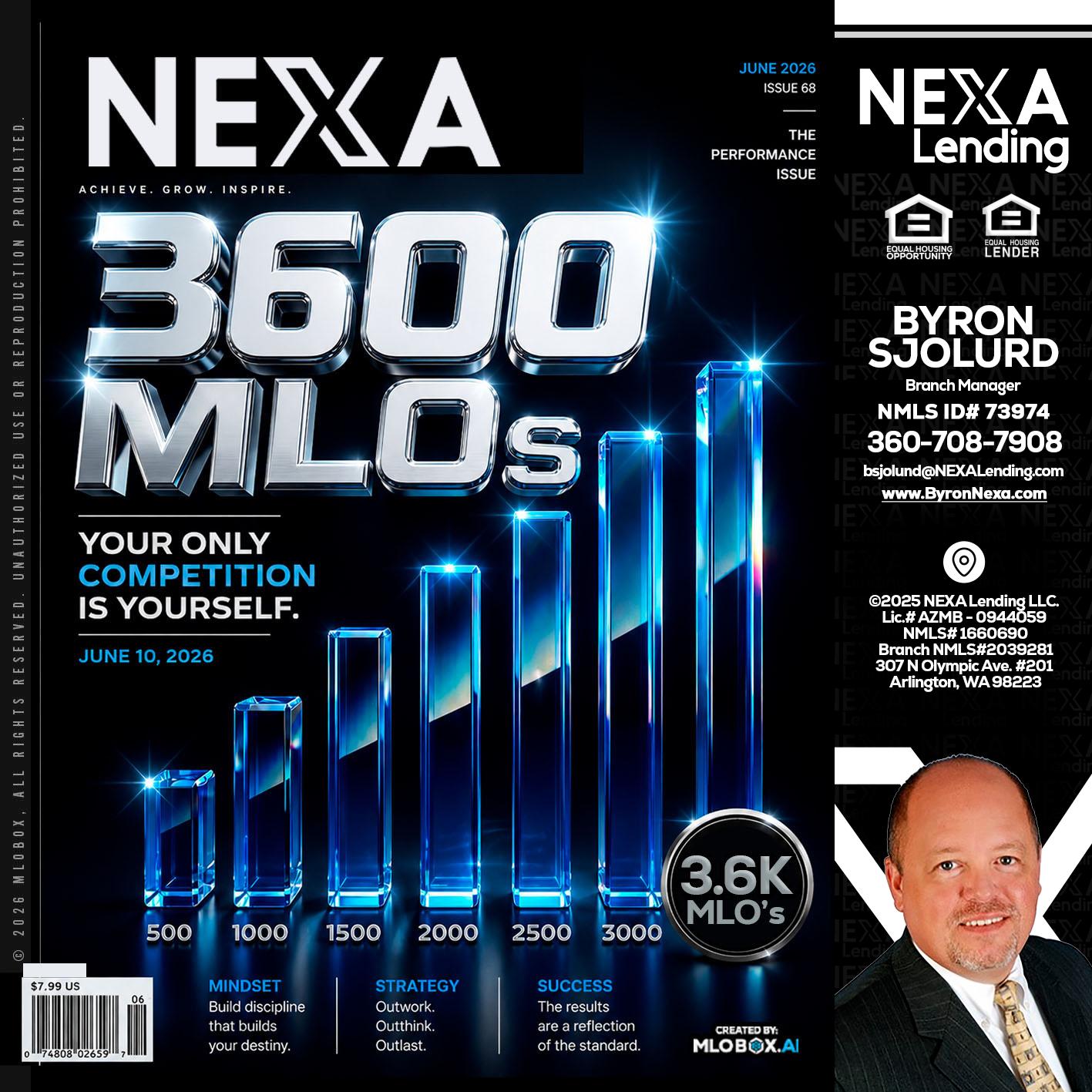 3600 MLOs - Byron Sjolund -Branch Manager