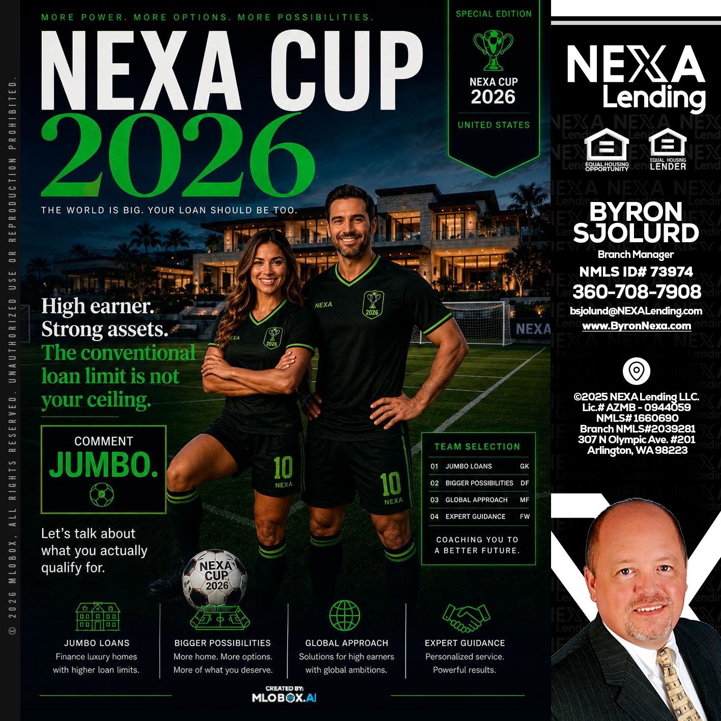 NEXA CUP 2026 - Byron Sjolund -Branch Manager