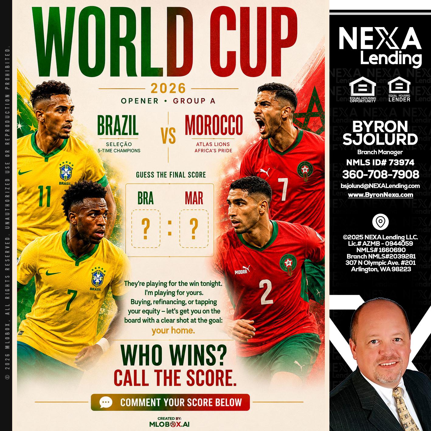 WORLD CUP - Byron Sjolund -Branch Manager
