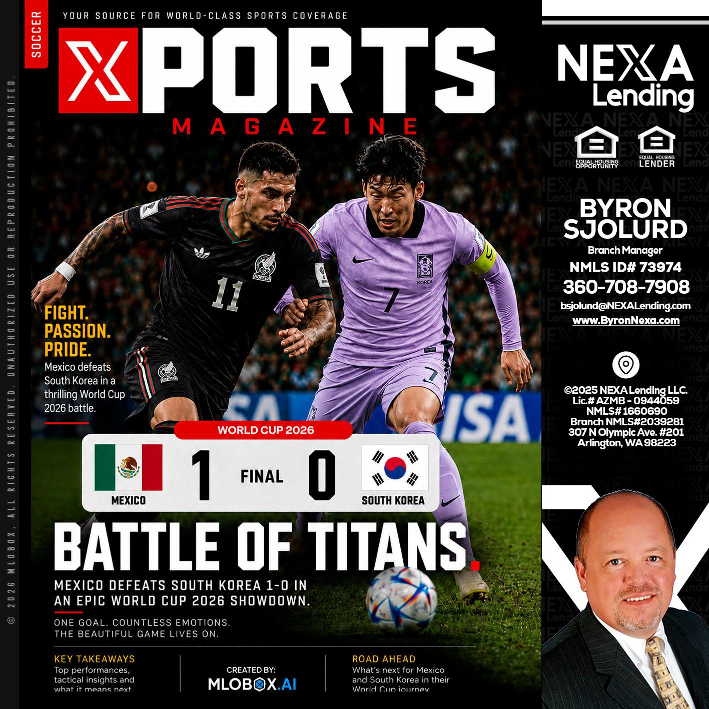 XPORTS MAGAZINE - Byron Sjolund -Branch Manager