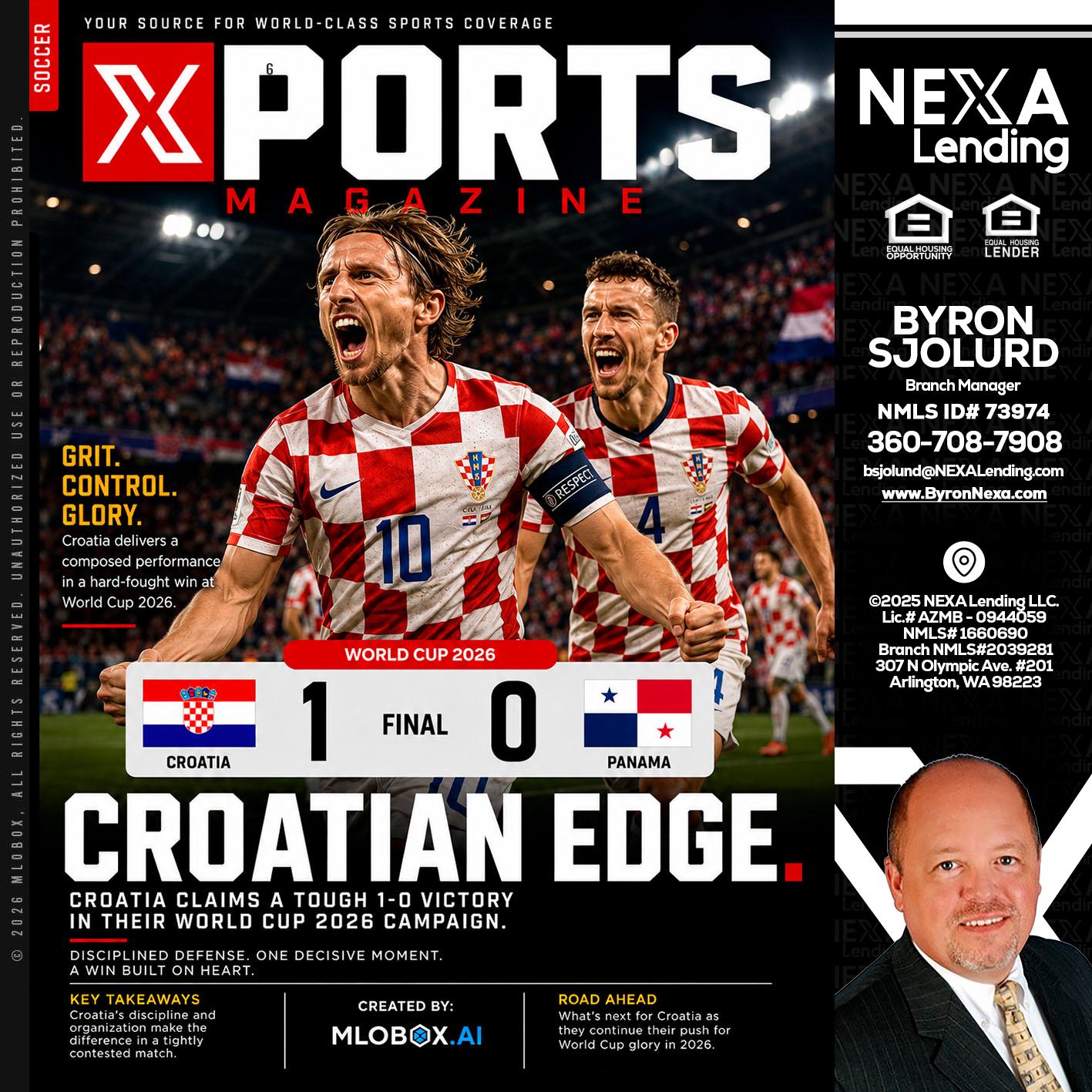 CROATIA 1-0 PANAMA - Byron Sjolund -Branch Manager