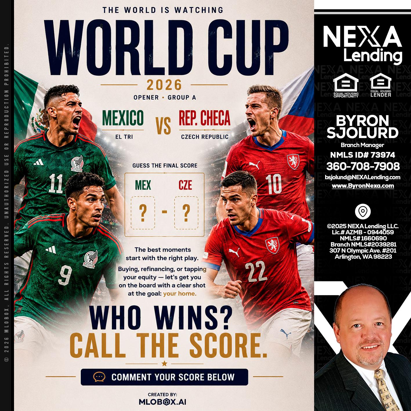 WORLD CUP 2026 - Byron Sjolund -Branch Manager