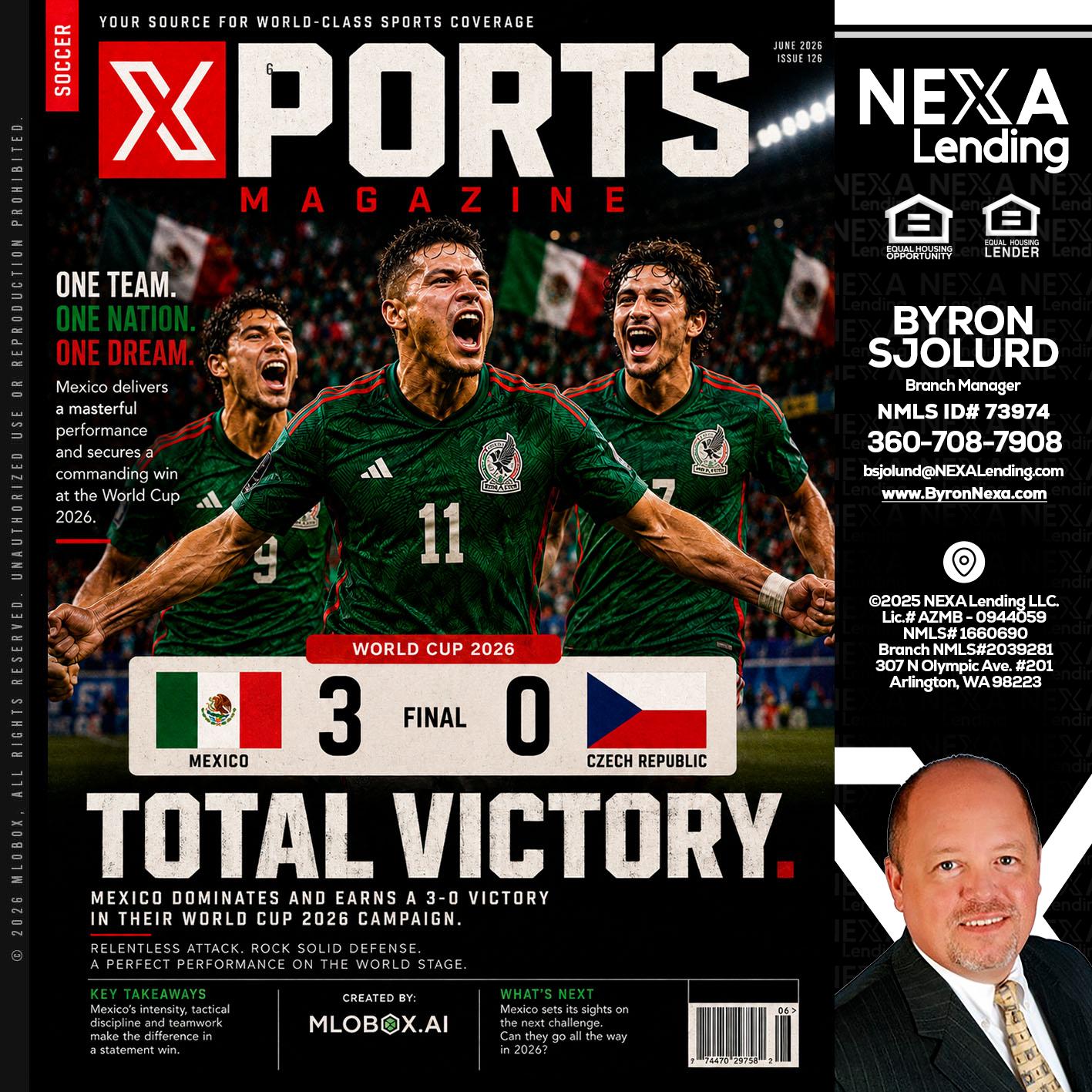 World Cup 2026 MEX 1-0 CZECH - Byron Sjolund -Branch Manager