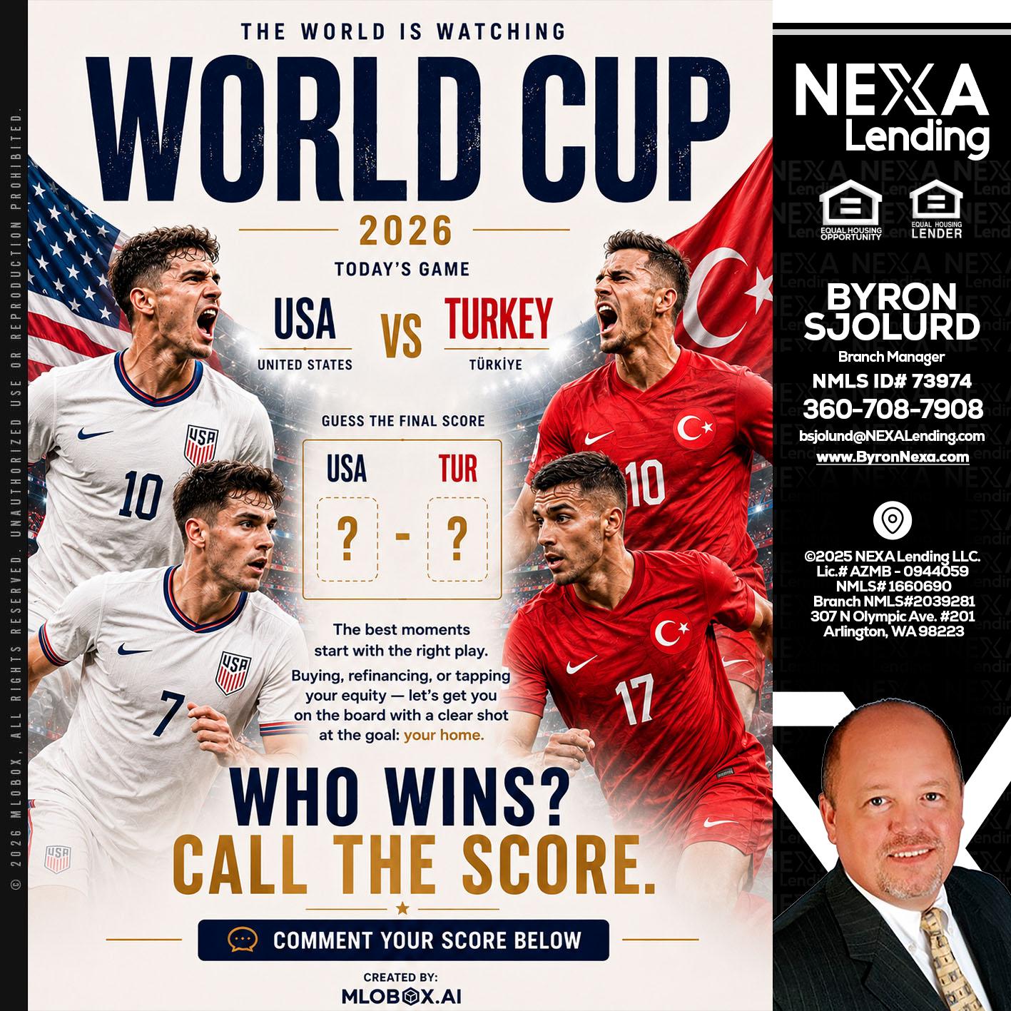 WORLD CUP 2026 - Byron Sjolund -Branch Manager