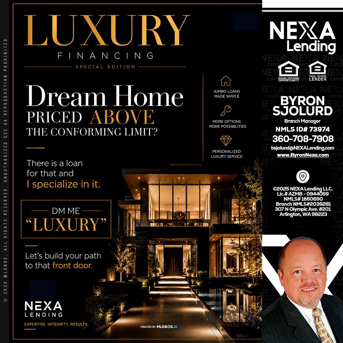 LUXURY - Byron Sjolund -Branch Manager