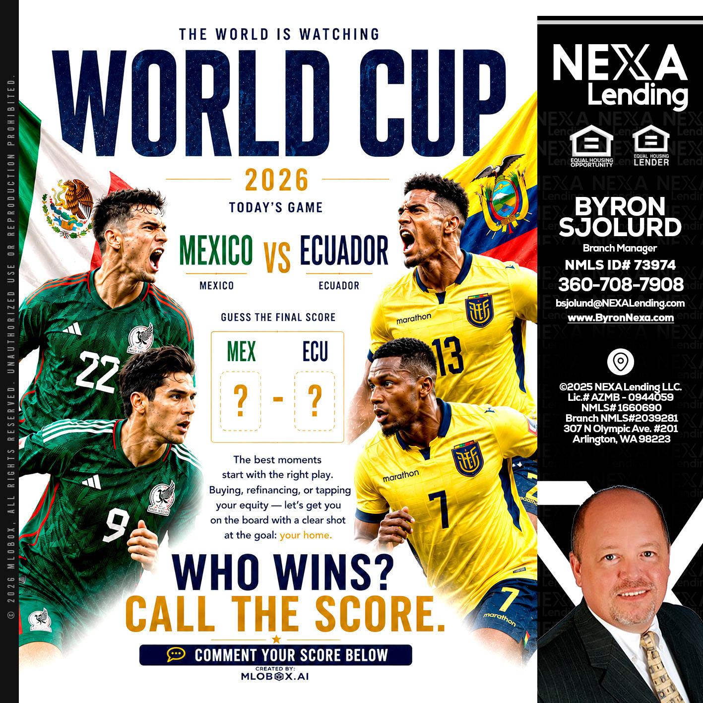 WORLD CUP 2026 - Byron Sjolund -Branch Manager
