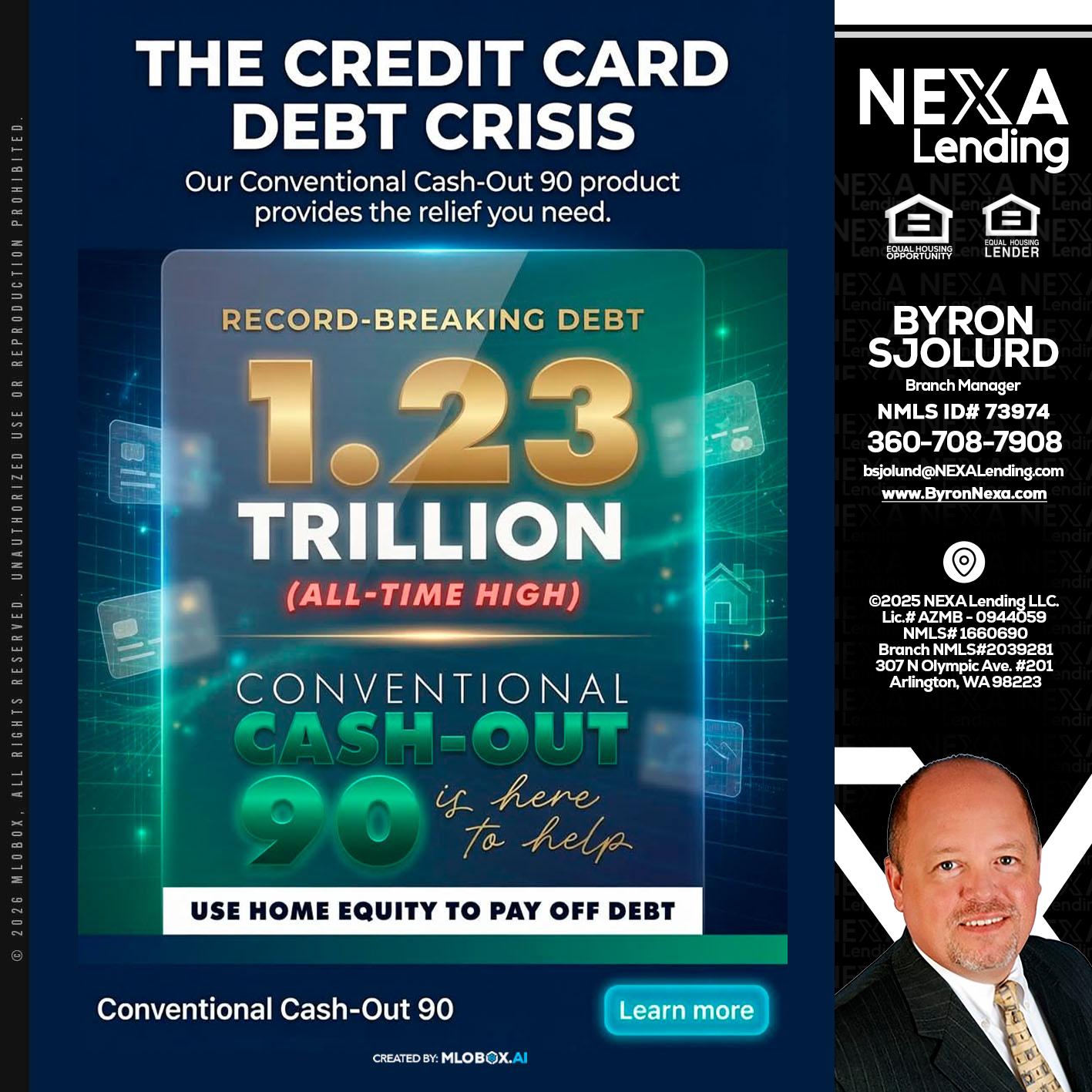 THE CREDIT CARD - Byron Sjolund -Branch Manager