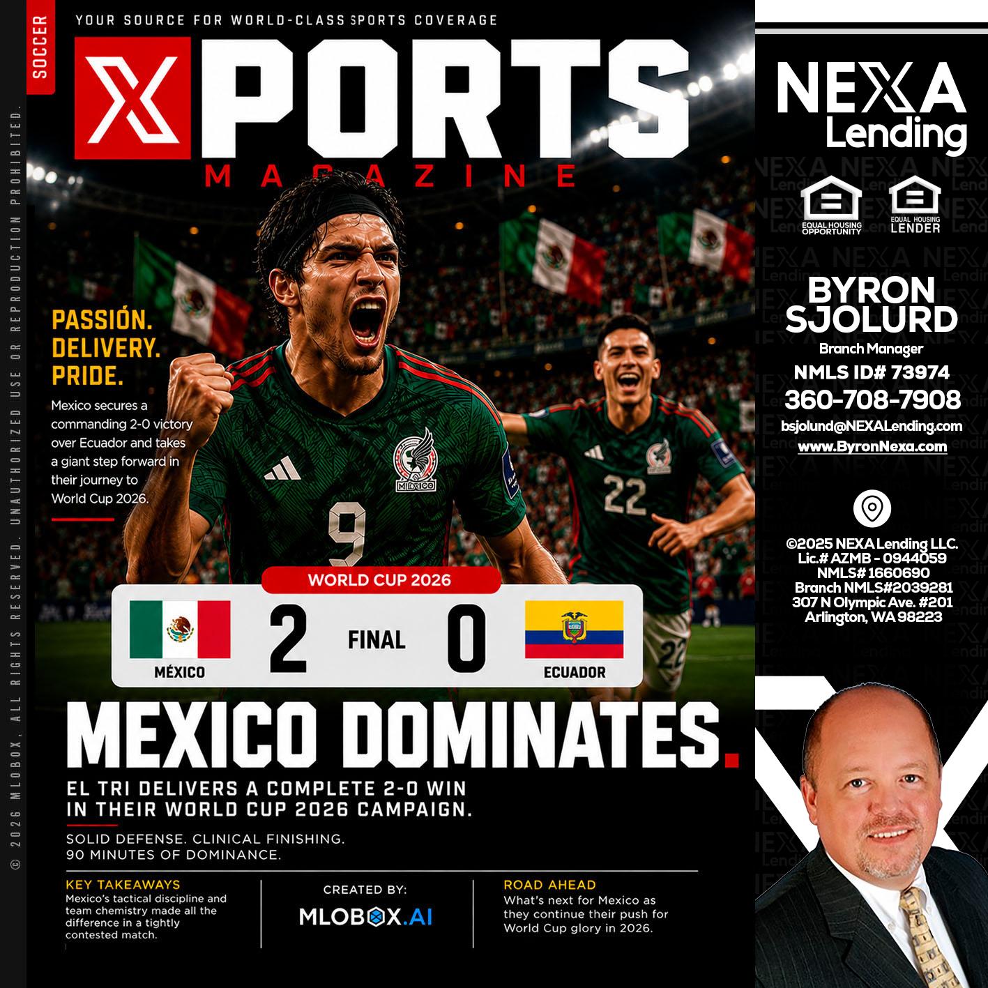 XPORTS MEX 2-0 ECUADOR - Byron Sjolund -Branch Manager
