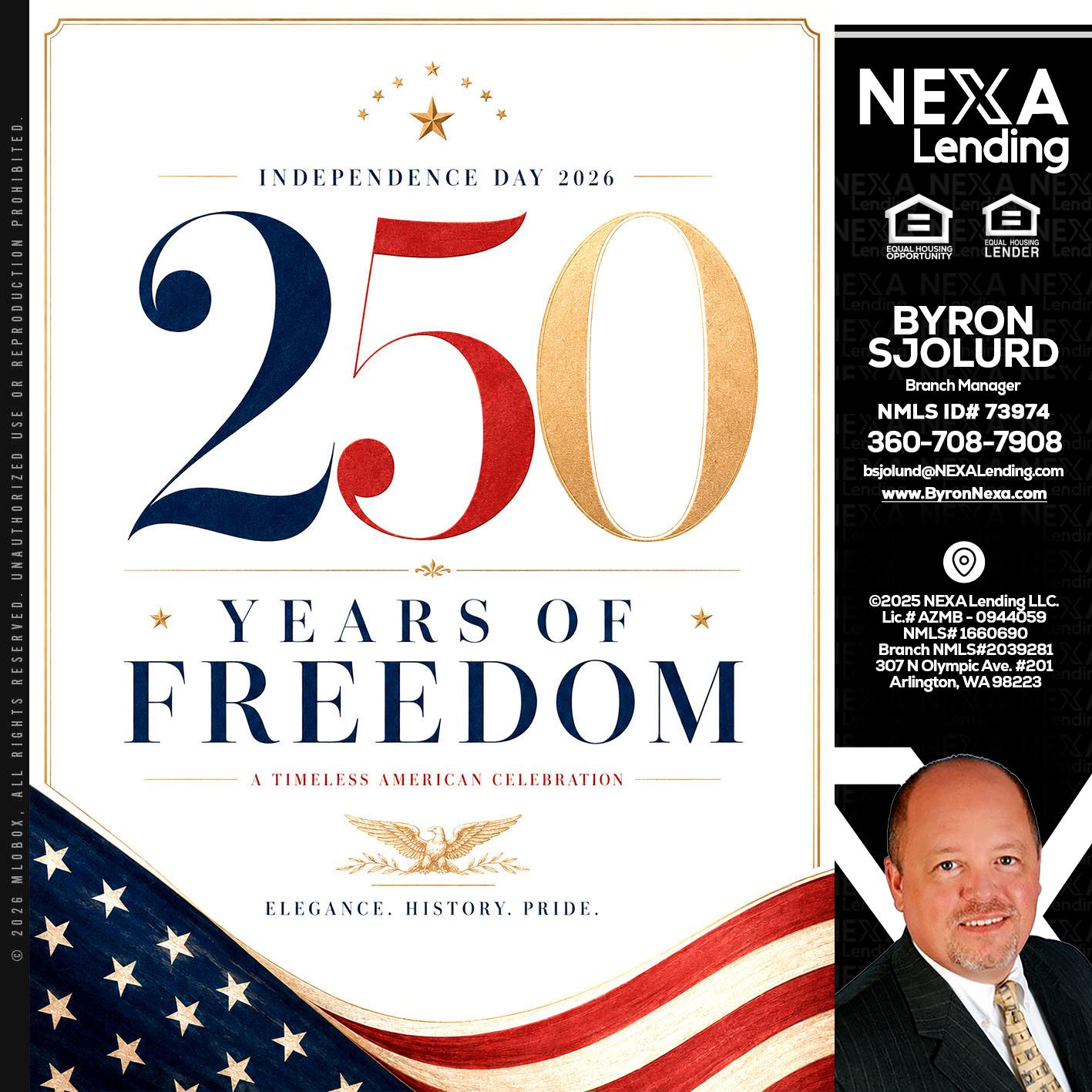 250 YEARS - Byron Sjolund -Branch Manager
