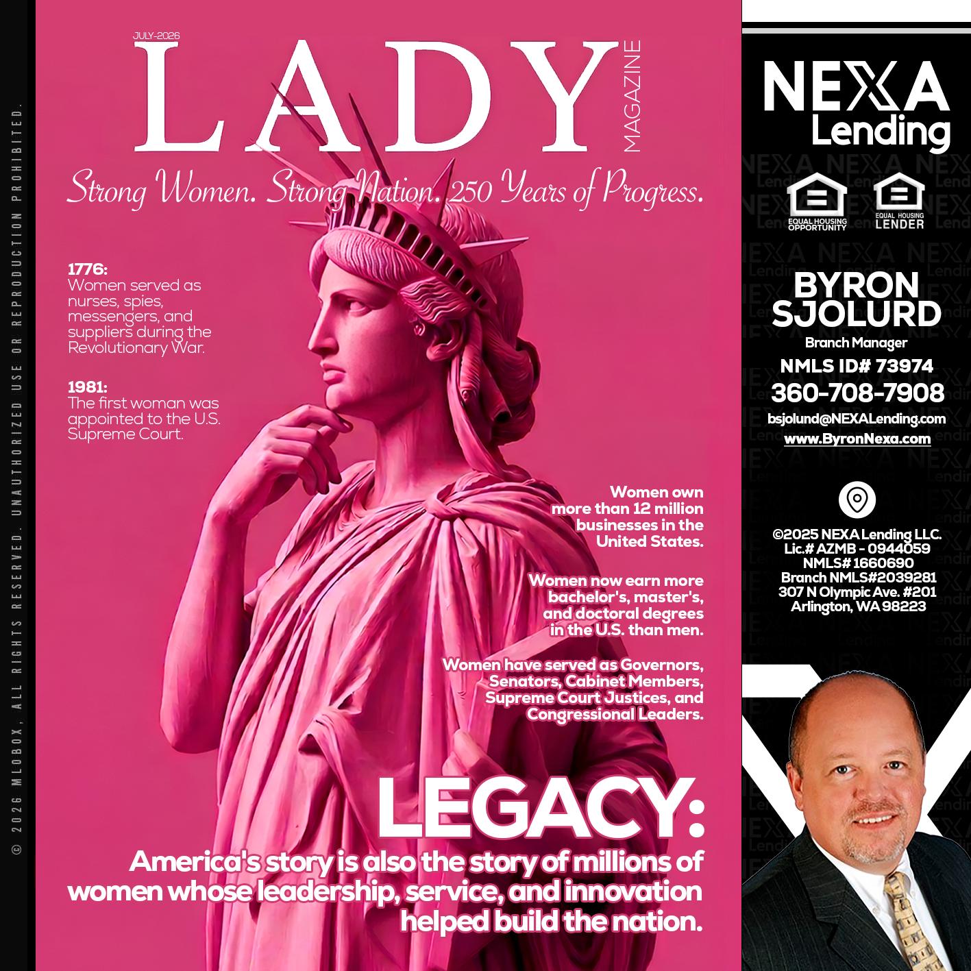LADY LIBERTY! - Byron Sjolund -Branch Manager