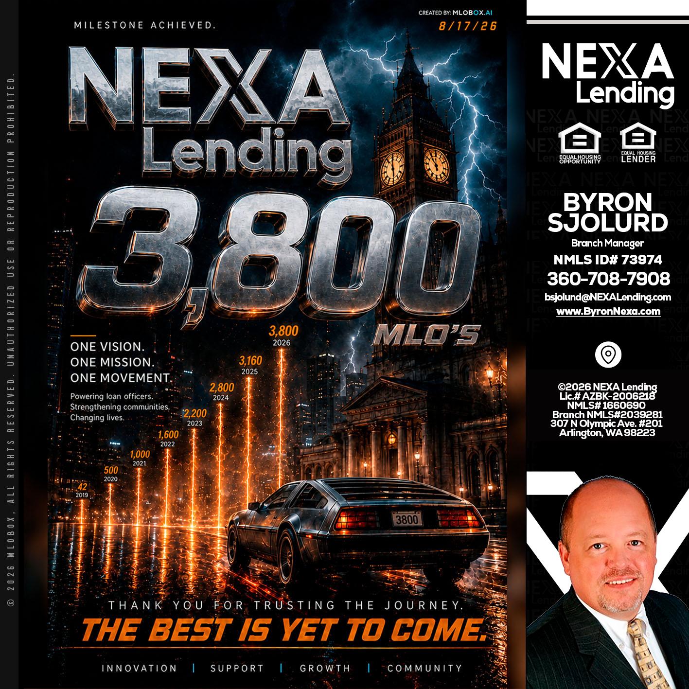 3800 future - Byron Sjolund -Branch Manager