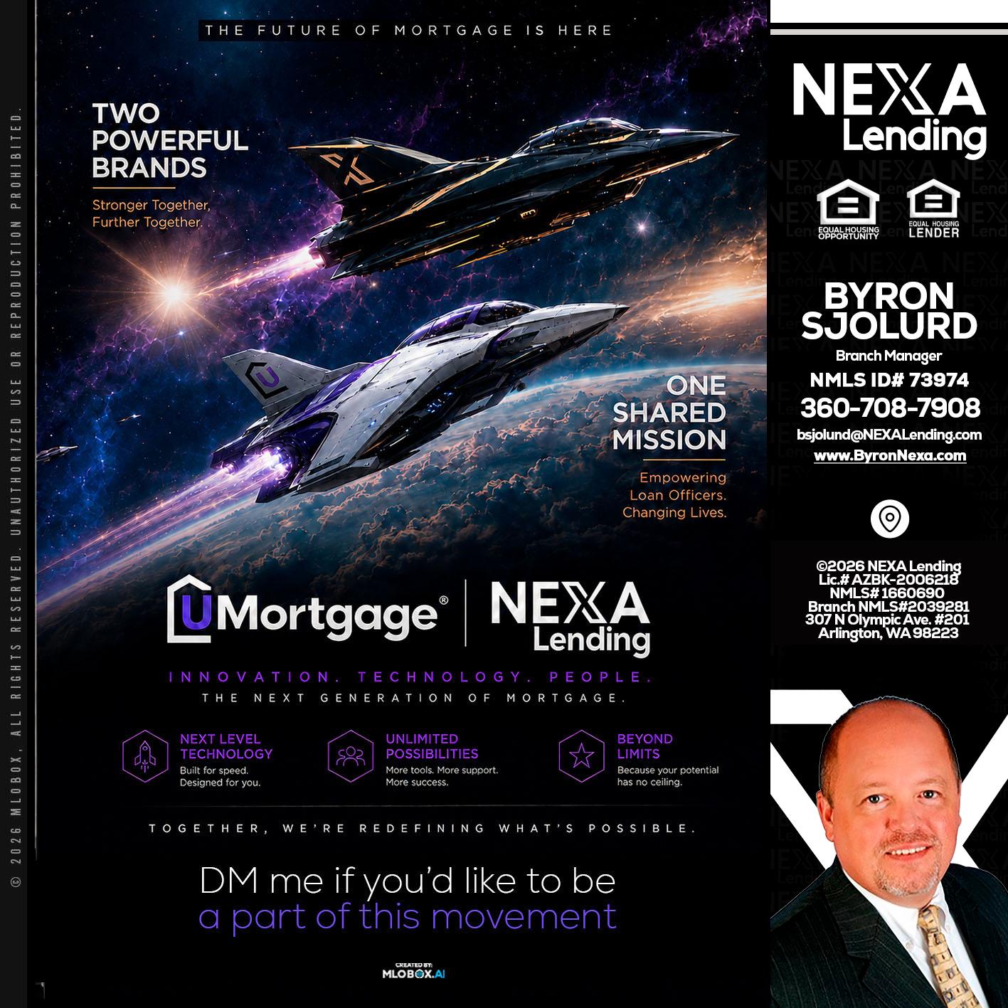 U Mortgage + NEXA lending - Byron Sjolund -Branch Manager
