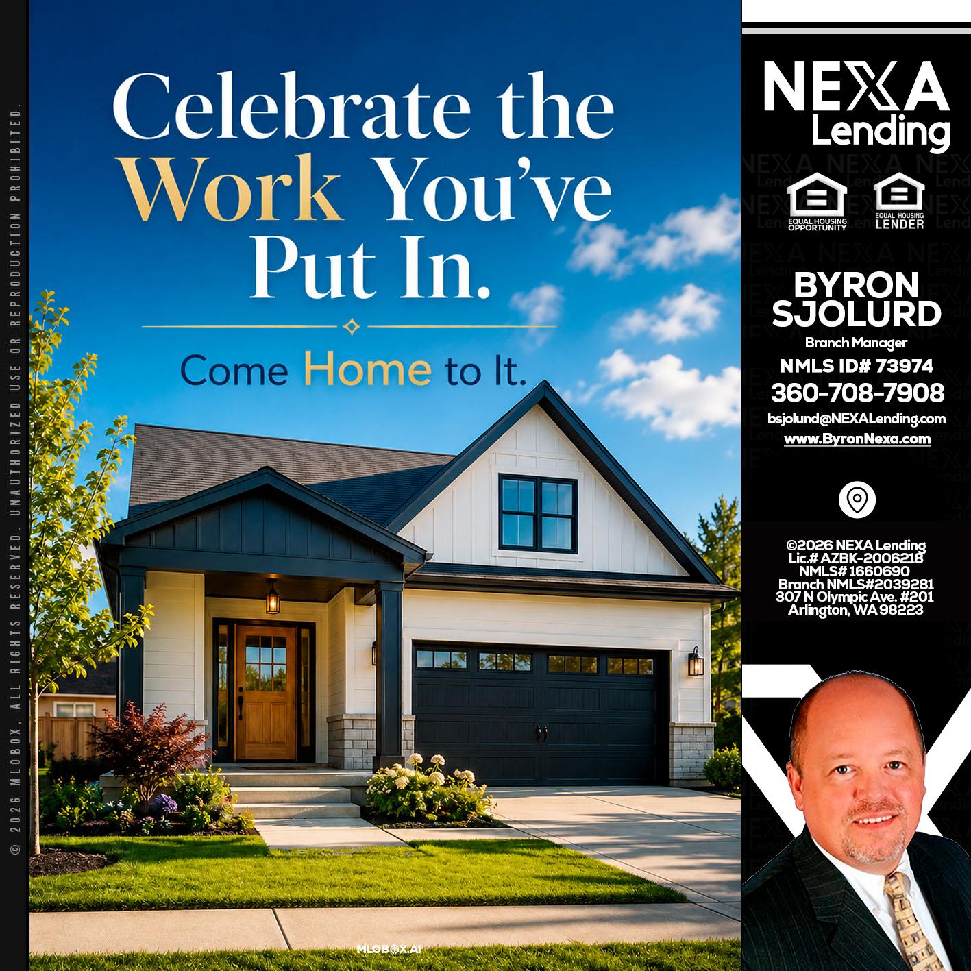celebrate Labor Day - Byron Sjolund -Branch Manager