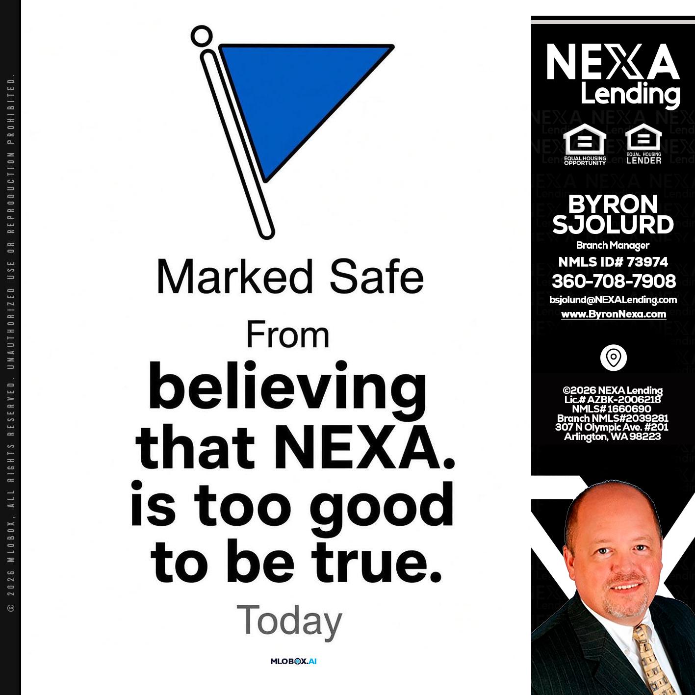 MARKED SAFE - Byron Sjolund -Branch Manager