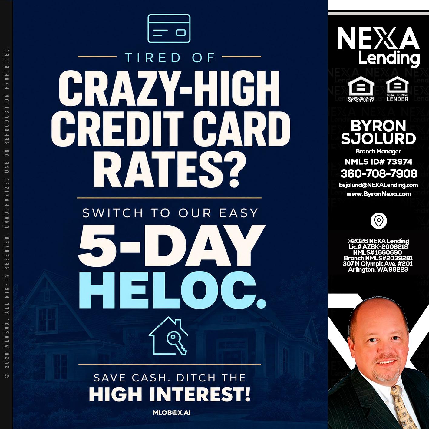crazy high - Byron Sjolund -Branch Manager