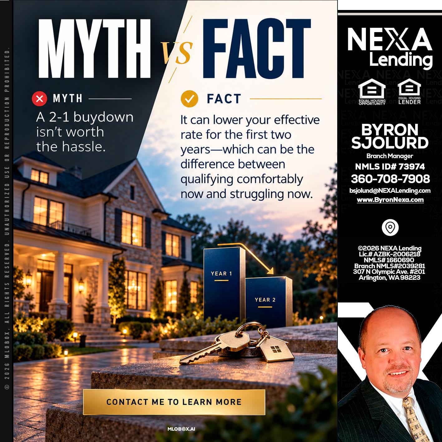 MYTH VS FACT - Byron Sjolund -Branch Manager
