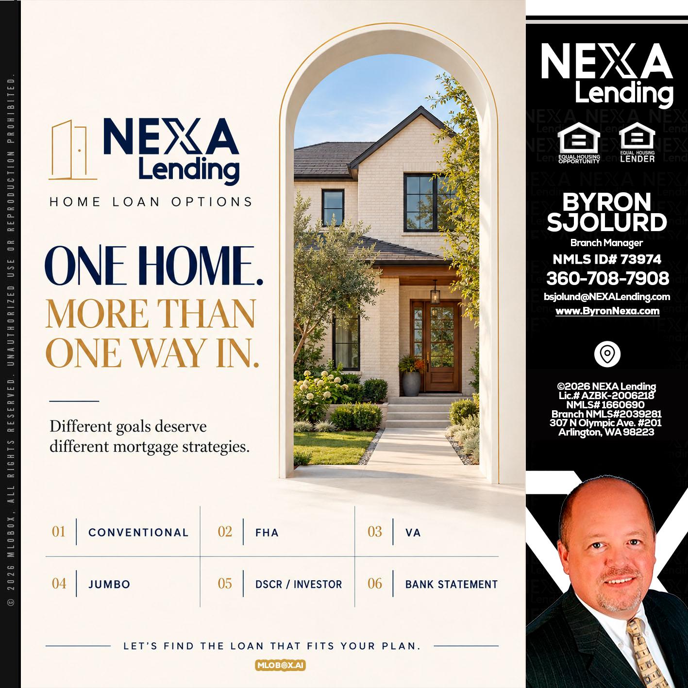ONE HOME - Byron Sjolund -Branch Manager