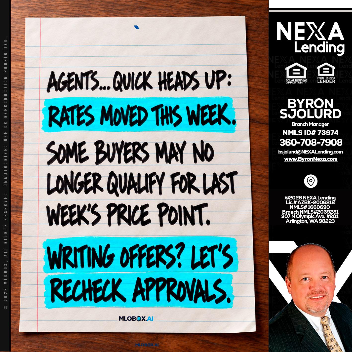 AGENTS - Byron Sjolund -Branch Manager