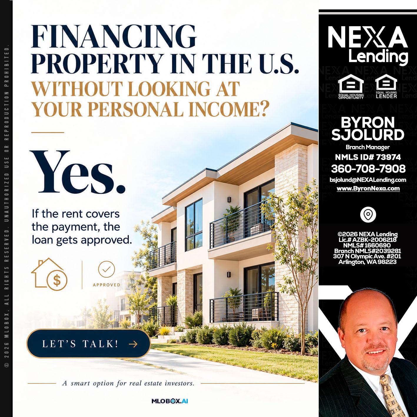FINANCING - Byron Sjolund -Branch Manager